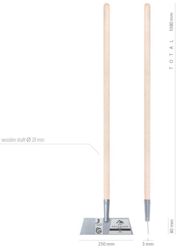 51.5001.0025_ Boden Eisstosser 25cm mit Holzstiel 0446_ ICE 2_ 5905197199511