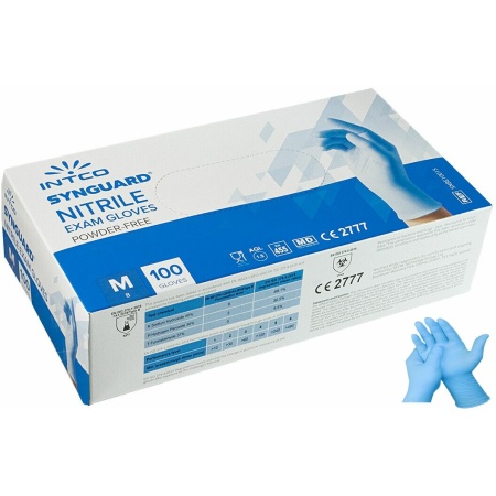 25.2777.0008 Nitril Einweg-Handschuh blau -Gr.M- SYNguard 1Pk.á100Stck.
